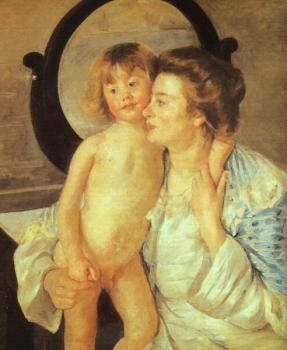 Mary Cassatt : Mother and Child (The Oval Mirror)